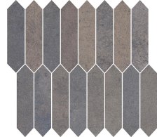 Gambini Heartland Mosaico Picket Charcoal 29x25 Nat.