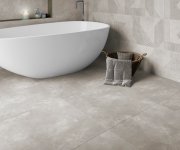 Dlažba jako beton Navarti Ziro Gris 60x60 Matt. Rett. - šedá