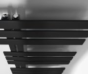 Sapho Silvana Otopné Těleso 500x1236mm, černá Mat