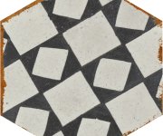 Retro dlažba CIR Cotto del Campiano Decoro Campiano MIX esagona 15,8x18,3