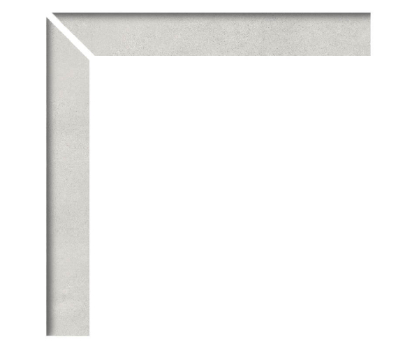 Sokl jako beton APE Work Zanquin Recto Izq. B Bianco 8x60 Rett. - bílá