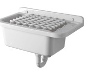 Aqualine Univerzální Rošt Pro Závěsné Výlevky, Plast, Bílá