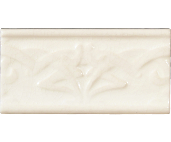 Retro obklad Grazia Essenze Liberty Bianco Craquele 6,5x13 Luc. - béžová