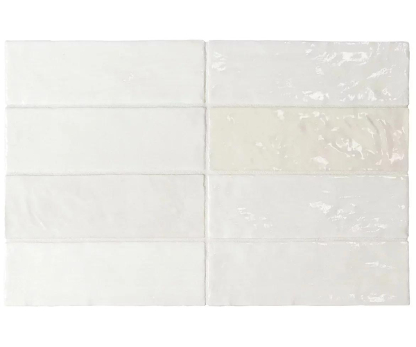 Obklad Equipe La Riviera Blanc 6,5x20 - bílá