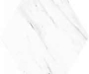 Vzorovaná dlažba Codicer Carrara 22x25 Hexagonal - bílá
