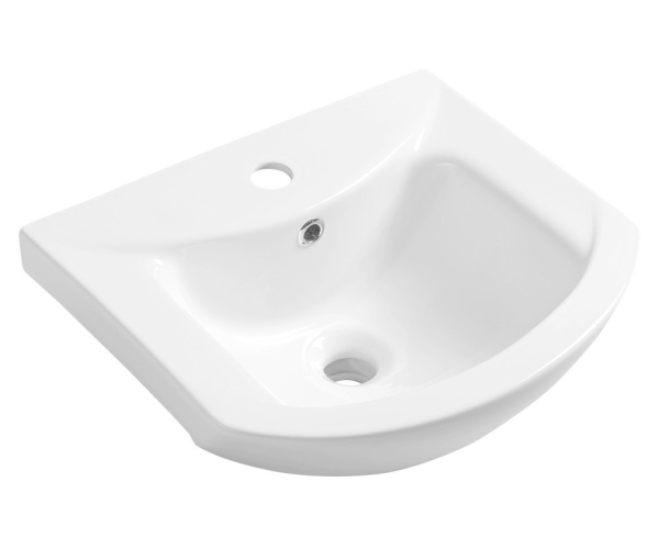 Aqualine Zero 45 Keramické Umyvadlo Nábytkové 45,5x40cm, Bílá