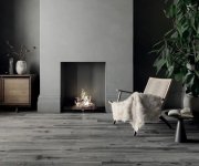 Dlažba jako dřevo Flaviker Nordik Wood Smoked 20x120 R11 Rett. - antracitová (skladem)