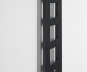 Sapho Block Otopné Těleso 280x1330 Mm, černá Mat