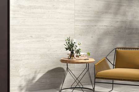Dlažba na terasu ze série Mirage Elysian Travertini