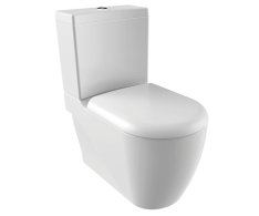 Creavit Grande Wc Kombi Xl, Spodní/zadní Odpad, Bílá