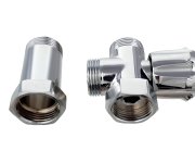 Meziventilová Souprava 3/4" X 3/4" X 3/4"; S Prodloužením A Převlečnou Matkou, Bez Zp. Klapky; Aquaristo 02252S3434