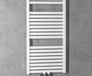 Aqualine Tondi Otopné Těleso Rovné 450x970 Mm, Středové Připojení, Bílá
