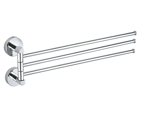 Koupelnový doplněk Trojitý držák ručníků otočný 399 mm COLORADO COA0603
