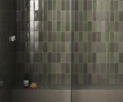 Luxusní obklad 41zero42 Cosmo Brick Verde 6,5x15,5 Lux. - zelená