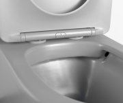 Sapho Paco Wc Kombi, Rimless, Spodní/zadní Odpad, šedá Mat