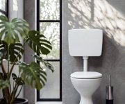 Creavit Wc Kombi, Dvojtlačítko 4/8l, Zadní Odpad, Bílá