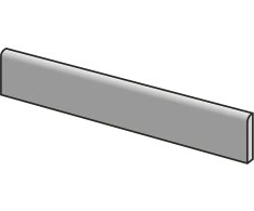Settecento Reverse Crystal Lappato Battiscopa 7,4x60 Rett. - sokl