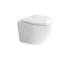 Mereo Wc Závěsné Kapotované, Rimless, 490x370x360, Keramické, Vč. Sedátka Css126
