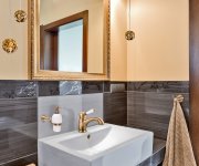 Umyvadlová baterie bez výpusti LABE Stará mosaz (Bronz) 1/2" L526.5SM