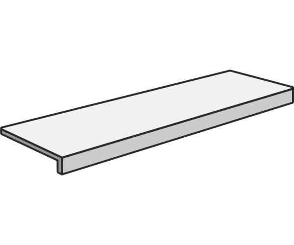 APE Peldaño Rect. Anti-Slip Work B Cenero 33x120x3 - šedá