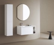 Sapho Dara Cut Zrcadlo S Led Podsvícením 20w, ø 100x90cm, Topná Fólie