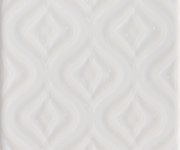 Vzorovaný dekor Aleluia Urban Atelier Decor Glam Branco 10x10 - bílá