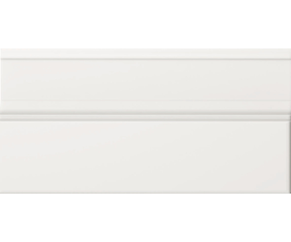 Luxusní dekor APE Fables Plinth Zocalo White 15x30 Mat. - bílá