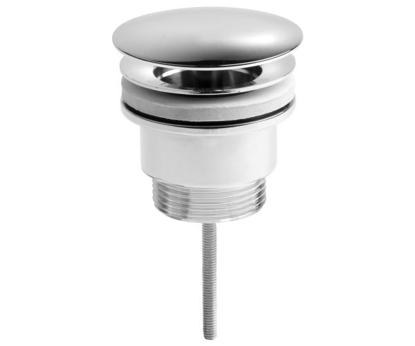 Sapho Umyvadlová Výpust 5/4“, Neuzavíratelná, Velká Zátka, 5-65mm, Chrom