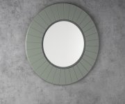 Sapho Lumiro Strip Kulaté Zrcadlo S Led Osvětlením V Rámu ø 90cm, Verde