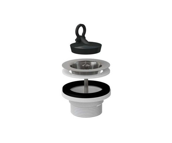 01939-pileta-6/4-693 - Výpust Dřezová 6/4" S Nerezovou Mřížkou Pr.70 Mm