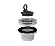 01939-pileta-6/4-693 - Výpust Dřezová 6/4" S Nerezovou Mřížkou Pr.70 Mm