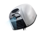 Empire Ecostream Bezdotykový Tryskový Osoušeč Rukou 230 V, 1100 W, 221x285x157mm, Antivandal, Alu Odlitek, Bílá