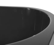 Polysan Astra R Monolith Asymetrická Vana 160x75x60cm, šedá