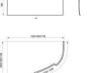 Panel čelní Asymmetric - Panel čelní Asymmetric 150 P CZ45100000