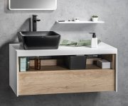 Sapho Abeline Polička Rockstone 800mm, Bílá Mat