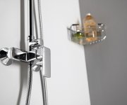 Aqualine Factor Sprchový Sloup S Pákovou Baterií, Chrom