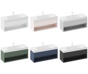 SD Lite 120 skříňka pod umyvadlo - SD Lite 120 skříňka pod umyvadlo černá matná X000001868
