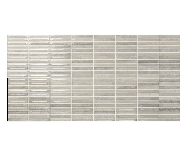 Obklad jako kov APE Moonstone Incision Grey 20x20 - šedá