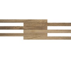 Tuscania Fjord Inserto Sticky 3D Brun 18,5x59,4
