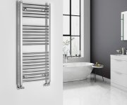 Aqualine Alya Otopné Těleso Oblé 500x1110mm, Chrom
