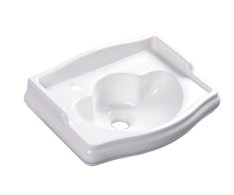 Kerasan Retro Keramické Umývátko 41x30cm, Otvor Pro Baterii Vlevo, Bílá