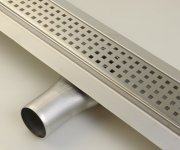 Gelco Manus Quadro Nerezový Podlahový žlab S Roštem, L-1250, Dn50