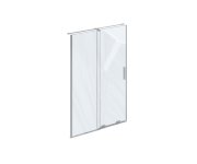 Sprchové dveře Roll RODP2 - RODP2 140, lesk+transparent X08VM0C00Z1