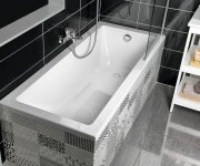 Aqualine Doubrava Obdélníková Vana 160x70x42cm, Bílá