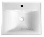 Aqualine Sava 55 Keramické Umyvadlo Nábytkové 55x46cm, Bílá