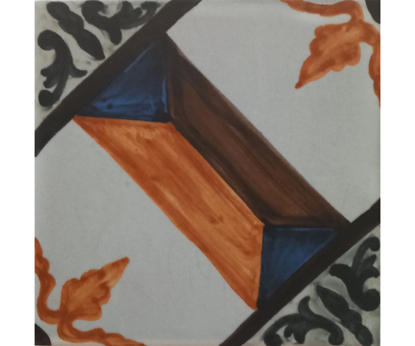 Retro dlažba Bestile Pamesa AD-A Art Deco Azul Colour3 22,5x22,5 (skladem)