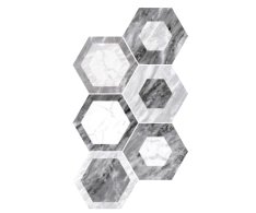 Equipe Bardiglio Hexagon Decor Geo 17,5x20