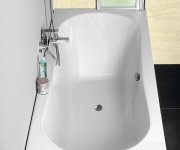 Aqualine Jizera Vana 180x80x39cm, Bílá