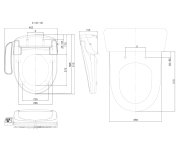 Sapho Blooming Economy Plus Elektronický Bidet