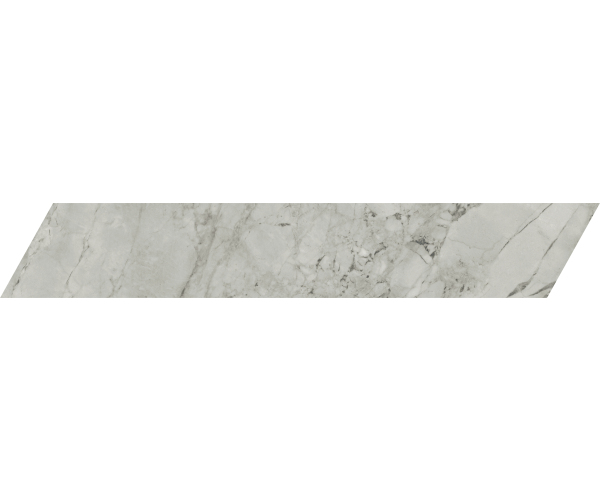 Dlažba jako mramor Marca Corona Scultorea Foam Grey 7,5x45 Mat. - šedá